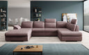 Designer Sofa Emiliano with Sleeping and Folding Function