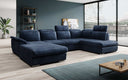 Designer Sofa Emiliano with Sleeping and Folding Function