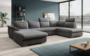 Designer Sofa Emiliano with Sleeping and Folding Function