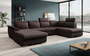 Designer Sofa Emiliano with Sleeping and Folding Function