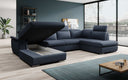 Designer Sofa Emiliano with Sleeping and Folding Function