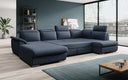 Designer Sofa Emiliano with Sleeping and Folding Function