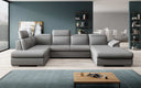 Designer Sofa Emiliano with Sleeping and Folding Function