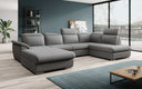 Designer Sofa Emiliano with Sleeping and Folding Function