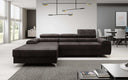 Designer-Ecksofa Melinda mat Schlof- a Klappfunktioun