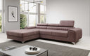 Designer-Ecksofa Melinda mat Schlof- a Klappfunktioun