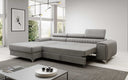 Designer-Ecksofa Melinda mat Schlof- a Klappfunktioun