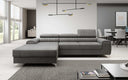 Designer-Ecksofa Melinda mat Schlof- a Klappfunktioun