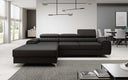 Designer-Ecksofa Melinda mat Schlof- a Klappfunktioun