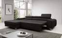 Designer-Ecksofa Melinda mat Schlof- a Klappfunktioun
