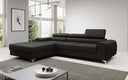 Designer-Ecksofa Melinda mat Schlof- a Klappfunktioun