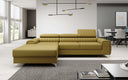 Designer-Ecksofa Melinda mat Schlof- a Klappfunktioun