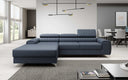 Designer-Ecksofa Melinda mat Schlof- a Klappfunktioun