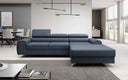 Designer-Ecksofa Melinda mat Schlof- a Klappfunktioun