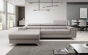 Designer-Ecksofa Melinda mat Schlof- a Klappfunktioun