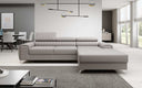 Designer-Ecksofa Melinda mat Schlof- a Klappfunktioun
