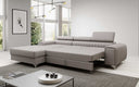 Designer-Ecksofa Melinda mat Schlof- a Klappfunktioun
