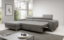 Designer-Ecksofa Melinda mat Schlof- a Klappfunktioun