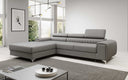 Designer-Ecksofa Melinda mat Schlof- a Klappfunktioun