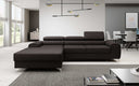 Designer-Ecksofa Melinda mat Schlof- a Klappfunktioun