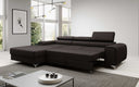 Designer-Ecksofa Melinda mat Schlof- a Klappfunktioun