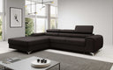 Designer-Ecksofa Melinda mat Schlof- a Klappfunktioun