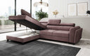 Designer Ecksofa Kira mit Schlaf- und Klappfunktion