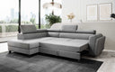 Designer Ecksofa Kira mit Schlaf- und Klappfunktion