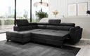 Designer Ecksofa Kira mit Schlaf- und Klappfunktion