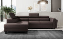 Designer Ecksofa Kira mit Schlaf- und Klappfunktion