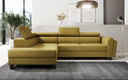 Designer Ecksofa Kira mit Schlaf- und Klappfunktion