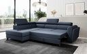 Designer Ecksofa Kira mit Schlaf- und Klappfunktion