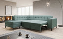 Designer Ecksofa Lania mit Schlaffunktion