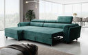 Canapé d’angle design Massimo avec fonction couchage et fonction rabattable