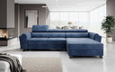 Canapé d’angle design Massimo avec fonction couchage et fonction rabattable