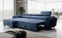 Canapé d’angle design Massimo avec fonction couchage et fonction rabattable