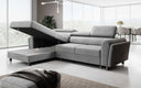 Canapé d’angle design Massimo avec fonction couchage et fonction rabattable