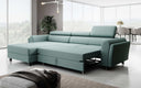 Canapé d’angle design Massimo avec fonction couchage et fonction rabattable