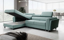 Canapé d’angle design Massimo avec fonction couchage et fonction rabattable