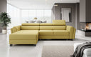 Canapé d’angle design Massimo avec fonction couchage et fonction rabattable