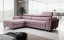 Canapé d’angle design Massimo avec fonction couchage et fonction rabattable