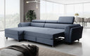 Canapé d’angle design Massimo avec fonction couchage et fonction rabattable