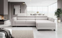 Canapé d’angle design Massimo avec fonction couchage et fonction rabattable