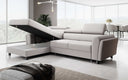 Canapé d’angle design Massimo avec fonction couchage et fonction rabattable