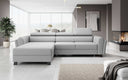 Canapé d’angle design Massimo avec fonction couchage et fonction rabattable