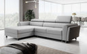 Canapé d’angle design Massimo avec fonction couchage et fonction rabattable