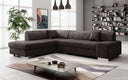Canapé d’angle design Pina avec fonction couchage et rabattable