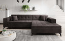 Designer corner sofa Frida with sleeping function