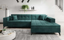 Designer corner sofa Frida with sleeping function
