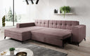 Designer corner sofa Frida with sleeping function